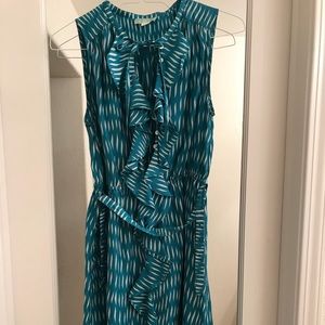 Silk Teal dress